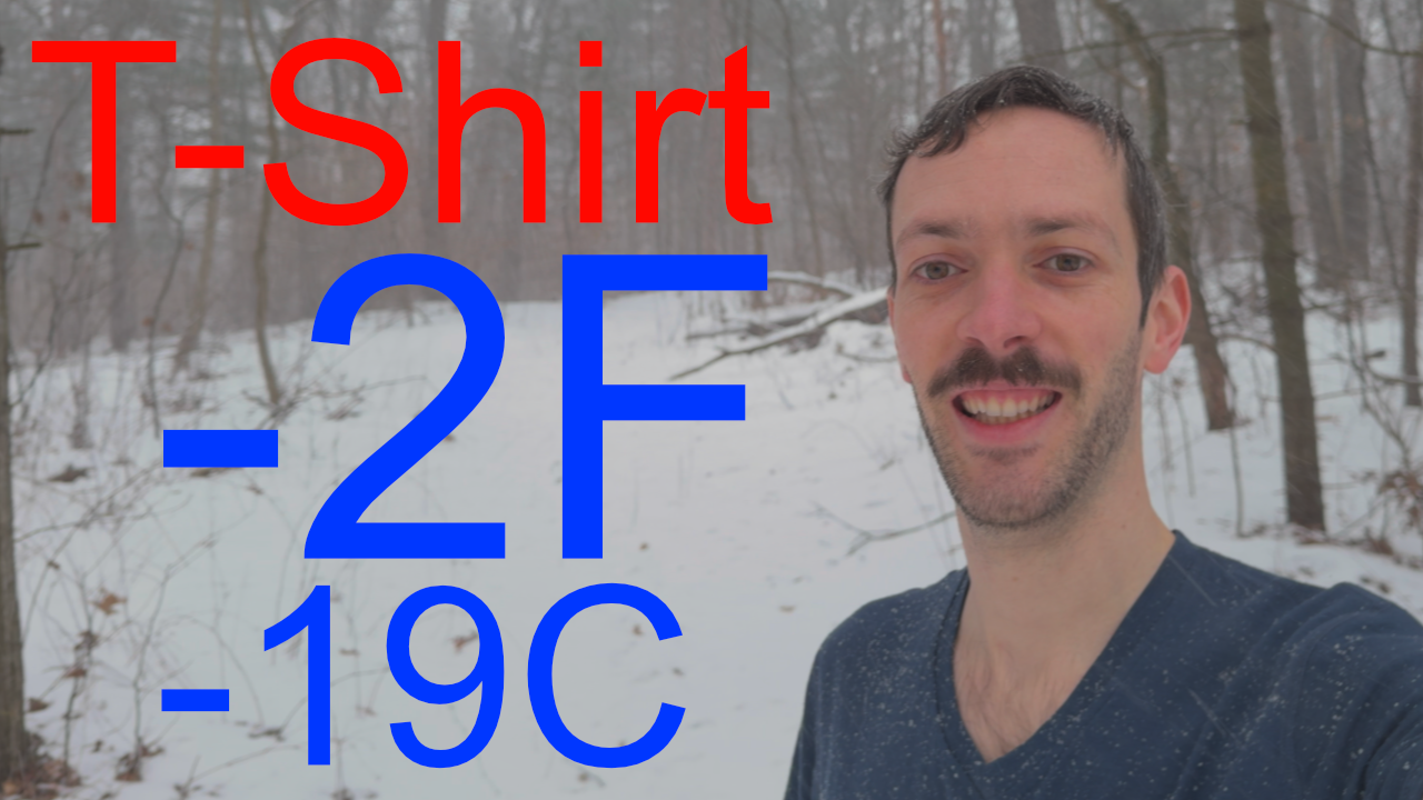 Going Outside In A T-Shirt In Winter for 60 Days