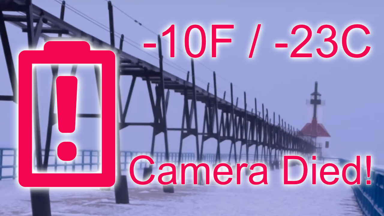 My Camera Died! Lighthouse Photography at -10F / -23C